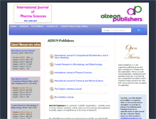 Tablet Screenshot of aizeonpublishers.net